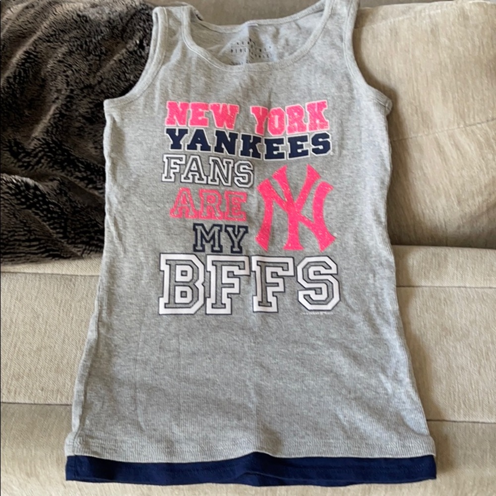 Yankees girls tank top